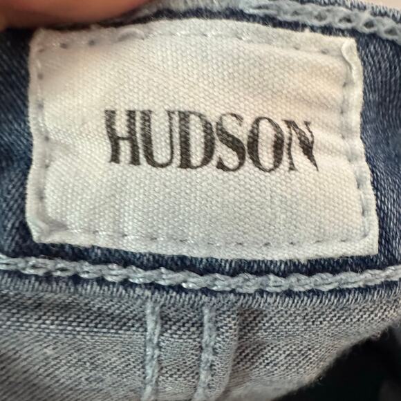 Hudson Women's Mid-Rise Natalie Super Skinny Ankle Blue Denim Jeans Size 27 - Picture 5 of 8